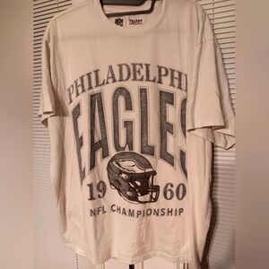 Team Apparel Philadelphia Eagles White T-Shirt
